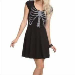 Hot topic rib cage dress.